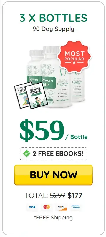 Order PowerBite 3 bottles