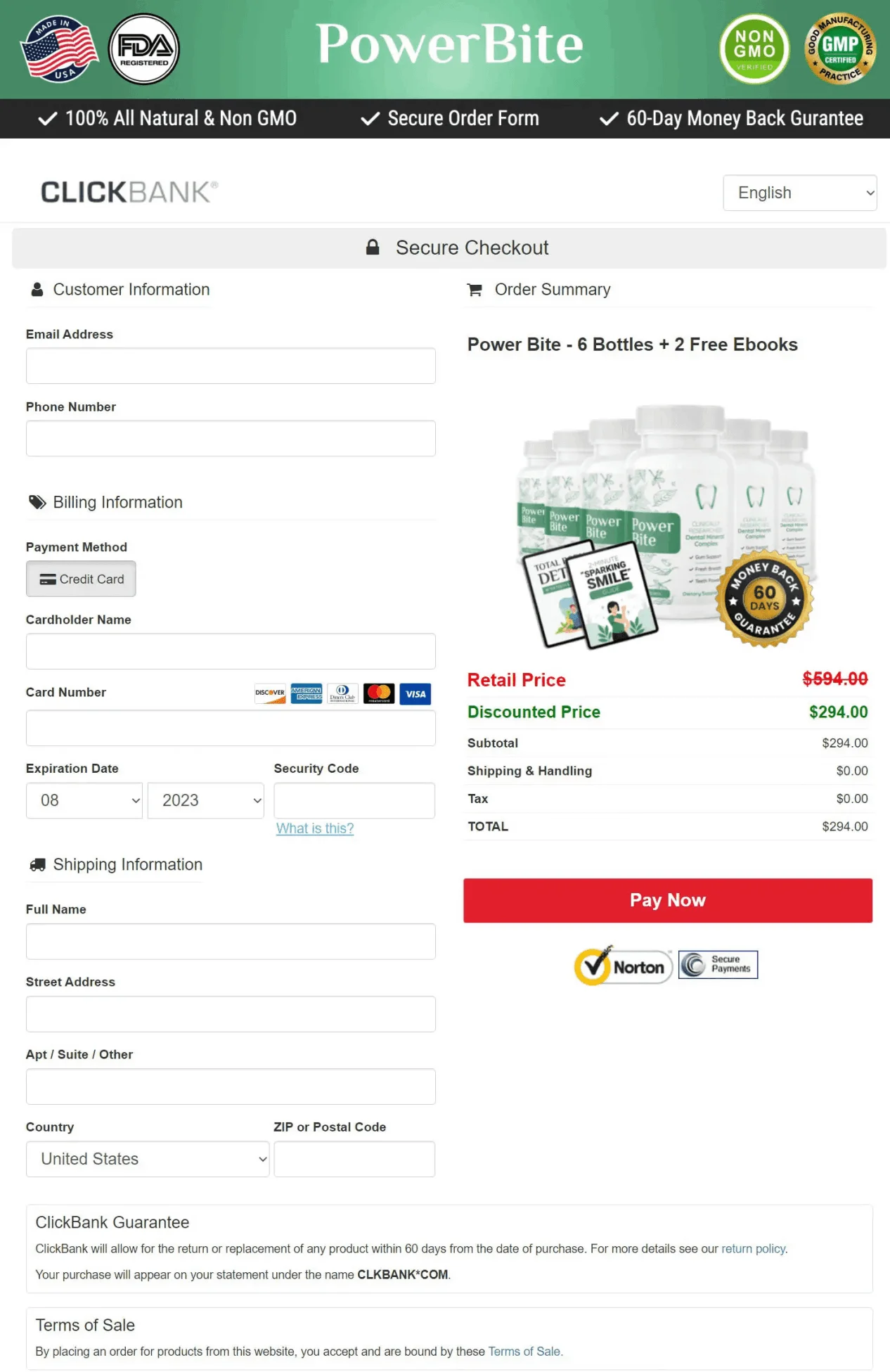 PowerBite Checkout